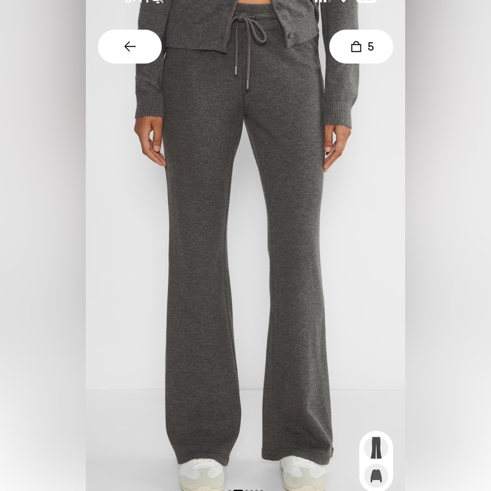 Aritzia Sunday Best Baby Waffle Pant